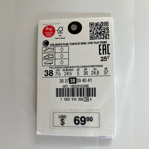 ZARA Rattan woven pointy slides - Picture 5 of 5